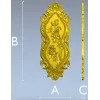 3D модель панно "Розы и птица" в формате STL для ЧПУ