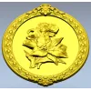 Овальный медальон с цветочным рельефом - STL модель для ЧПУ
