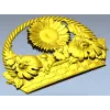 Floral Basket 3D STL Model for CNC Milling
