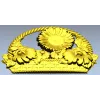 Floral Basket 3D STL Model for CNC Milling