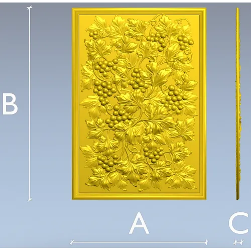 Виноградная панель - 3D STL для ЧПУ