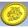Цветочный медальон "Лилия и сирень" - 3D модель STL для ЧПУ