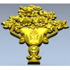 Ваза с розами - рельефная stl модель для ЧПУ