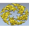 Венок королевских пионов - 3D модель в формате STL для ЧПУ
