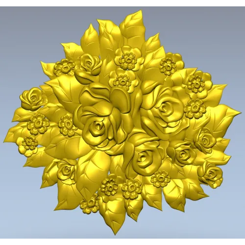 Цветочная розетка - 3D модель STL для ЧПУ