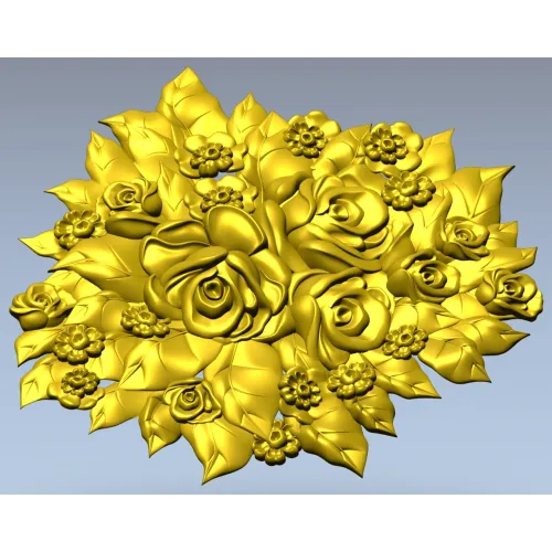 Цветочная розетка - 3D модель STL для ЧПУ