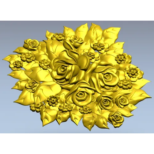 Цветочная розетка - 3D модель STL для ЧПУ