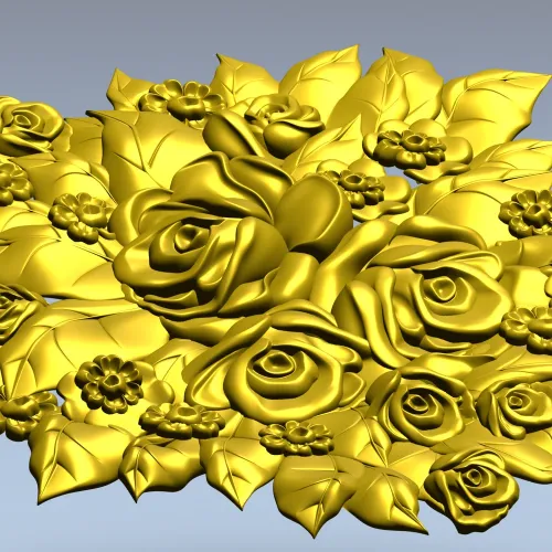 Цветочная розетка - 3D модель STL для ЧПУ