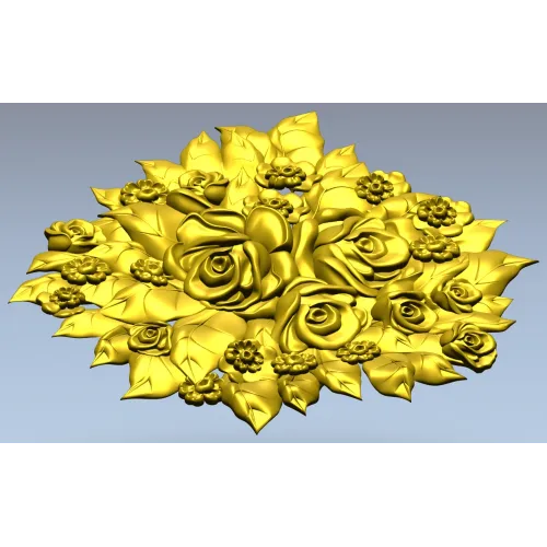 Цветочная розетка - 3D модель STL для ЧПУ
