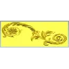 Elegant Floral Acanthus STL Model for CNC Milling