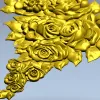 Рельефный каскад роз - 3D модель STL для ЧПУ