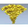 Рельефный каскад роз - 3D модель STL для ЧПУ