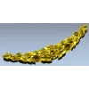 Полумесяц из роз - 3D модель STL для ЧПУ