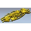 Виноградная декоративная накладка - 3D модель в формате STL для ЧПУ
