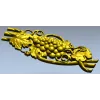 Виноградная декоративная накладка - 3D модель в формате STL для ЧПУ