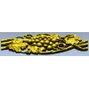 Виноградная декоративная накладка - 3D модель в формате STL для ЧПУ