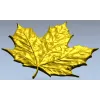 Кленовый лист - 3D модель в формате STL для ЧПУ