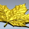 Кленовый лист - 3D модель в формате STL для ЧПУ