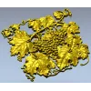 Виноградная декоративная панель - 3D модель STL для ЧПУ