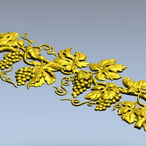 Виноградная гирлянда - 3D модель STL для ЧПУ
