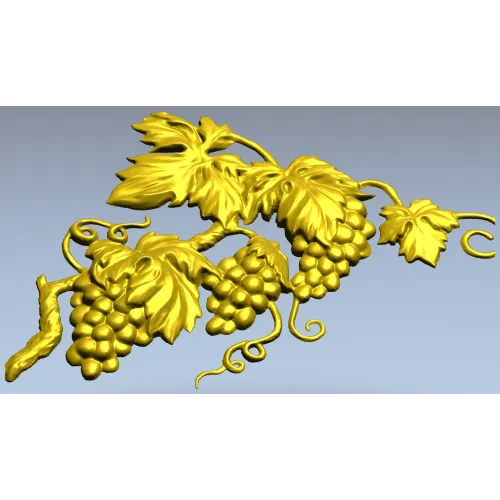 Виноградная угловая резьба - 3D модель STL для ЧПУ