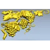 Виноградная угловая резьба - 3D модель STL для ЧПУ