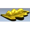 Декоративный дубовый лист - 3D модель STL для ЧПУ