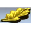 Декоративный дубовый лист - 3D модель STL для ЧПУ