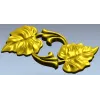 Detailed Floral Vine STL Model for CNC Milling