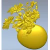 3D модель "Ромашковое яйцо" - STL для ЧПУ