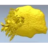 Рельефная 3D модель "Роза и колос" в формате STL для ЧПУ