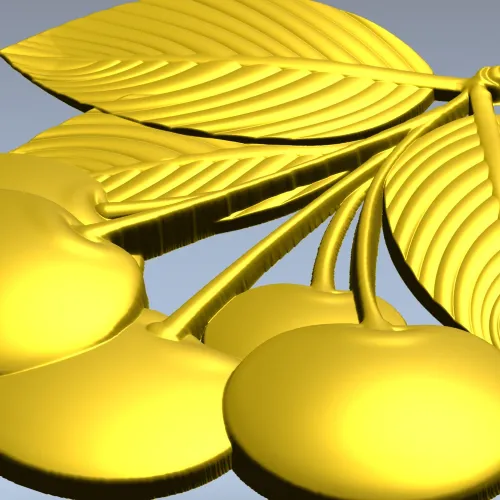 stl модель - гроздь вишни: 3D модель stl для ЧПУ
