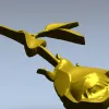 Лежащая роза - 3D модель в формате STL для ЧПУ
