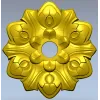 Floral Medallion STL Model for CNC Milling
