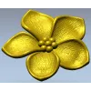 Цветочный рельеф - 3D модель STL для ЧПУ