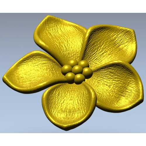 Цветочный рельеф - 3D модель STL для ЧПУ