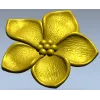 Цветочный рельеф - 3D модель STL для ЧПУ