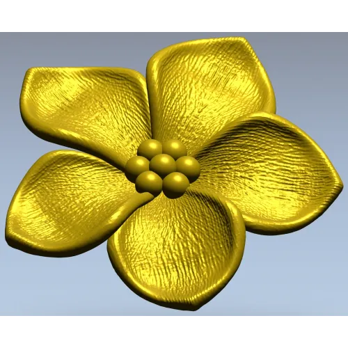 Цветочный рельеф - 3D модель STL для ЧПУ