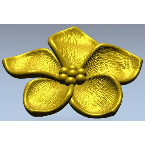 Цветочный рельеф - 3D модель STL для ЧПУ