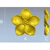 Цветочный рельеф - 3D модель STL для ЧПУ