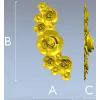 Каскад роз - 3D модель stl для ЧПУ