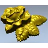 Роза в высоком рельефе - STL 3D модель для ЧПУ