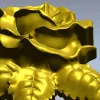 Роза в высоком рельефе - STL 3D модель для ЧПУ