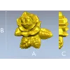 Роза в высоком рельефе - STL 3D модель для ЧПУ
