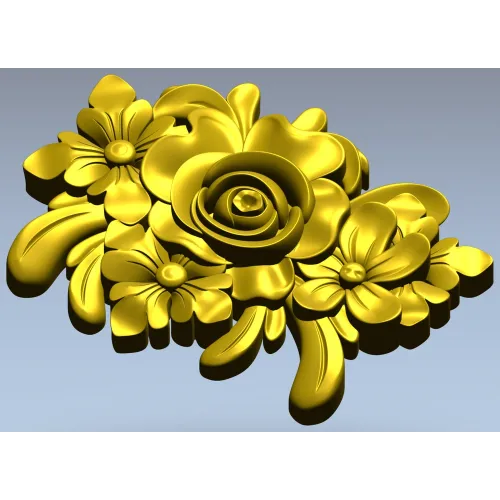 Летний букет - 3D модель STL для ЧПУ