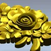 Летний букет - 3D модель STL для ЧПУ