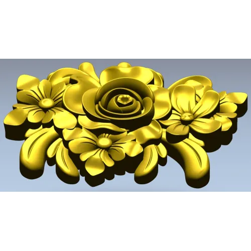 Летний букет - 3D модель STL для ЧПУ