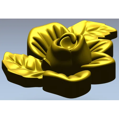 Роза Элегия - 3D модель в формате STL для ЧПУ