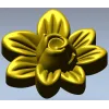 Рельефная розетка "Лепесток" - 3D модель STL для ЧПУ