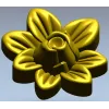 Рельефная розетка "Лепесток" - 3D модель STL для ЧПУ